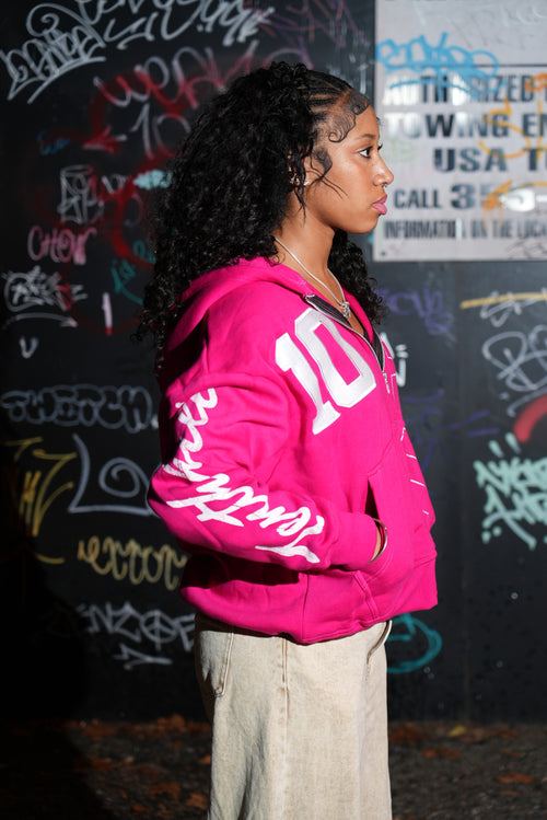 PINK HOODIE